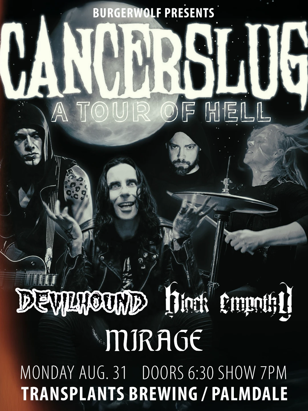 Event poster for concert
