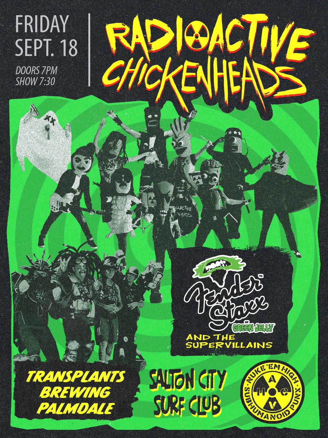 Event poster for concert