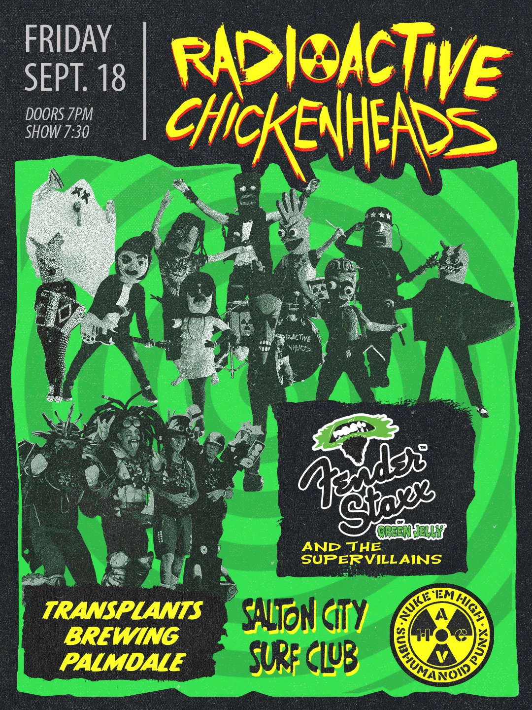 Event poster for concert