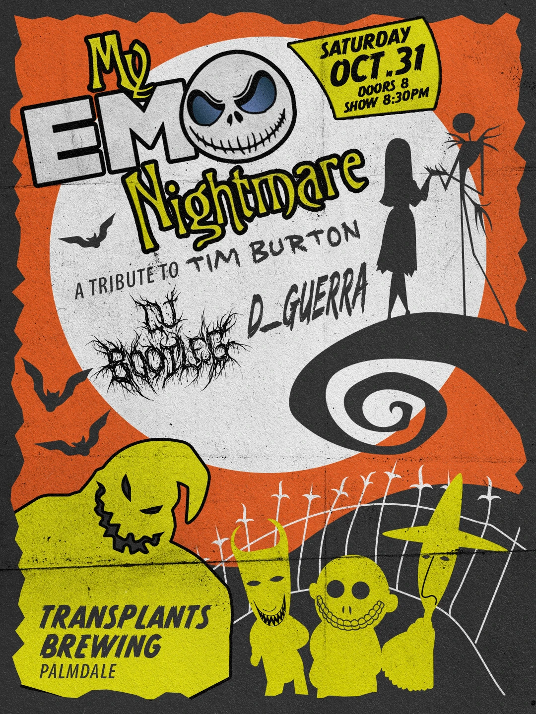 Event poster for dj