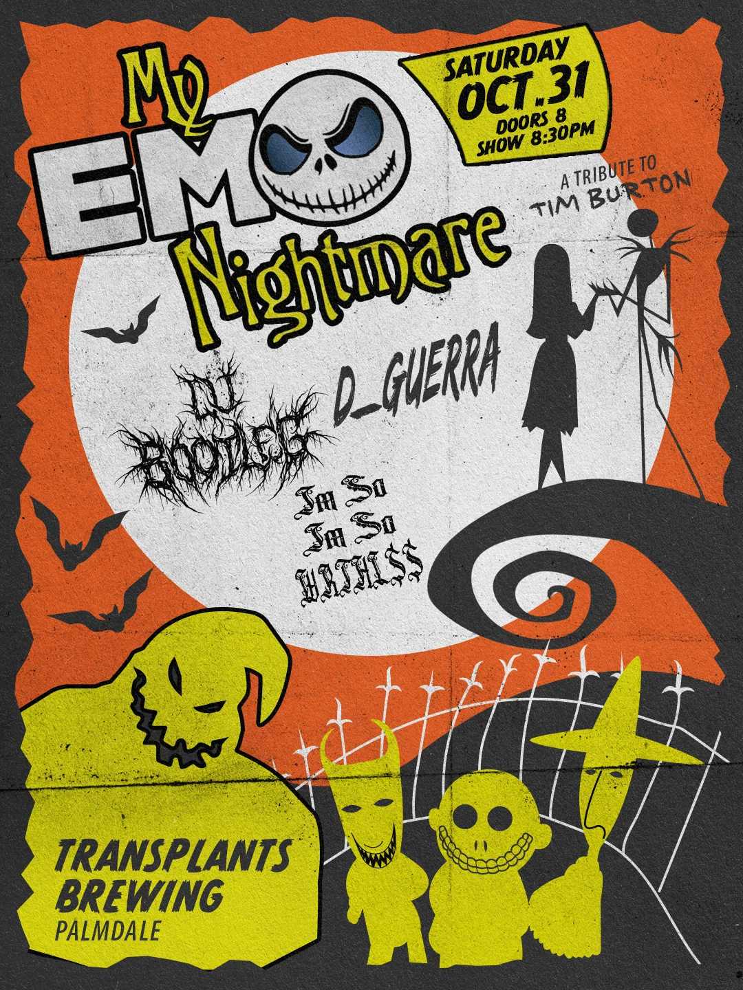 Event poster for dj