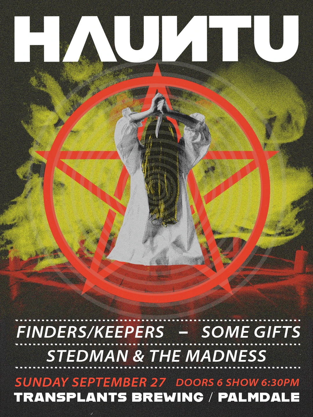 Event poster for concert