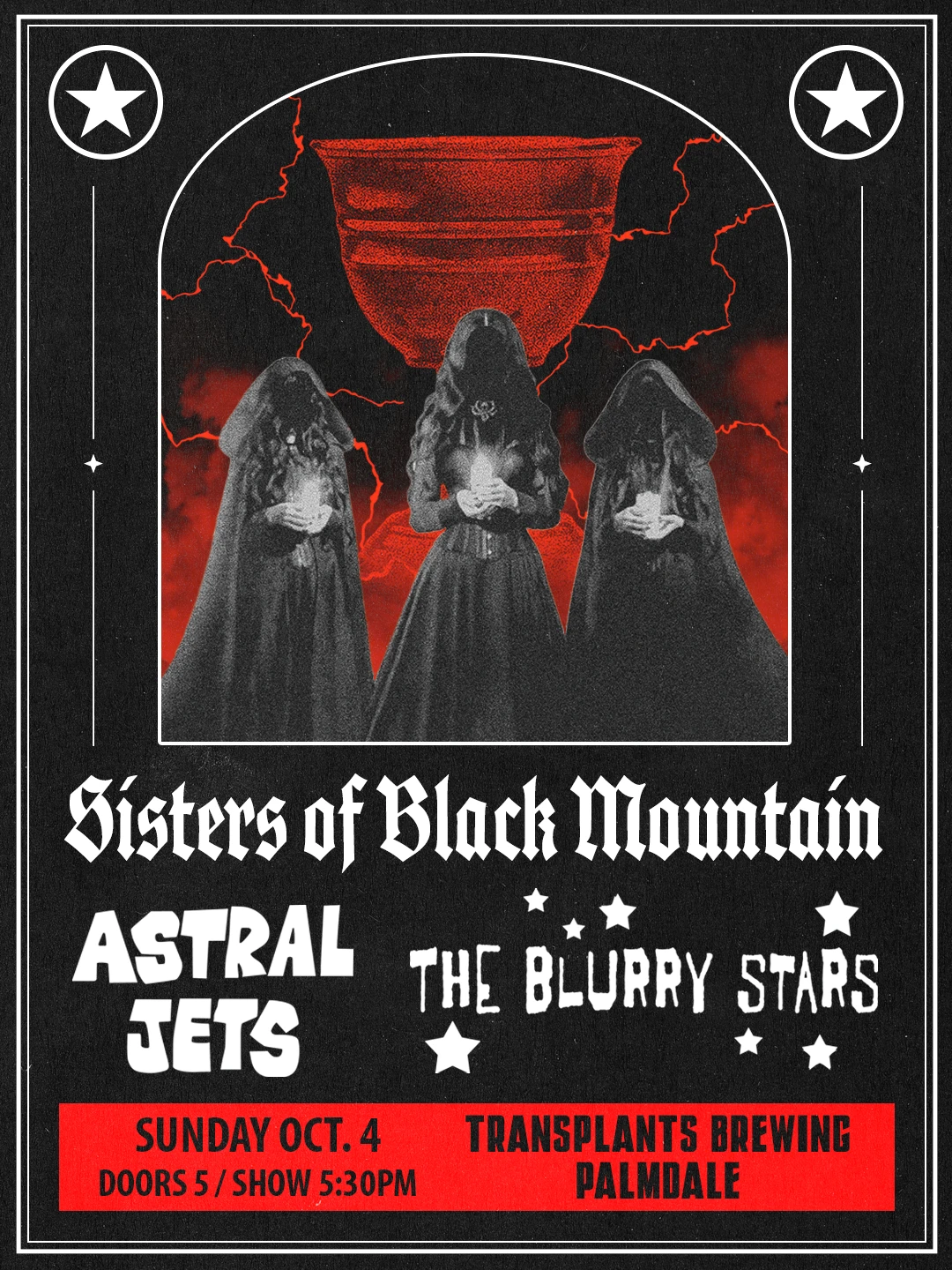 Event poster for concert