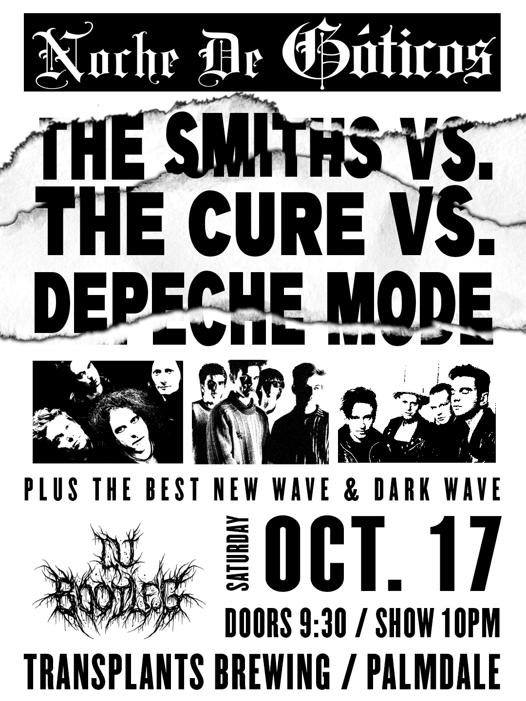 Event poster for dj