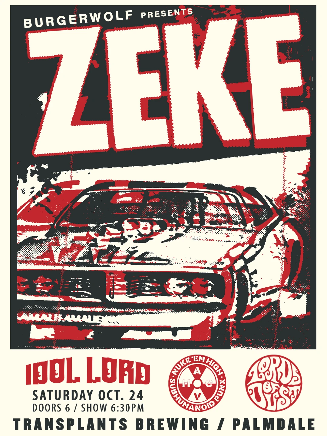 Event poster for concert