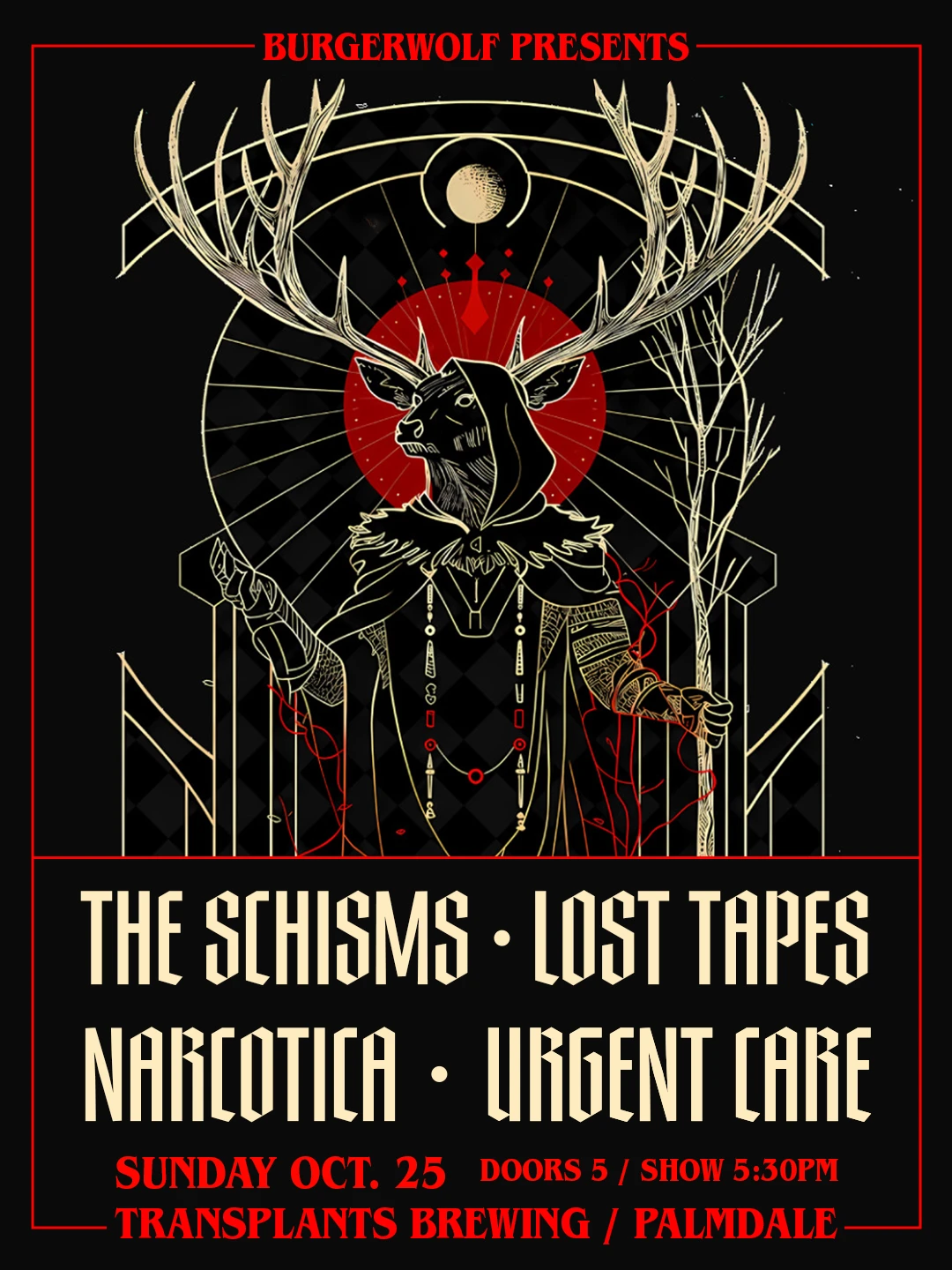 Event poster for concert