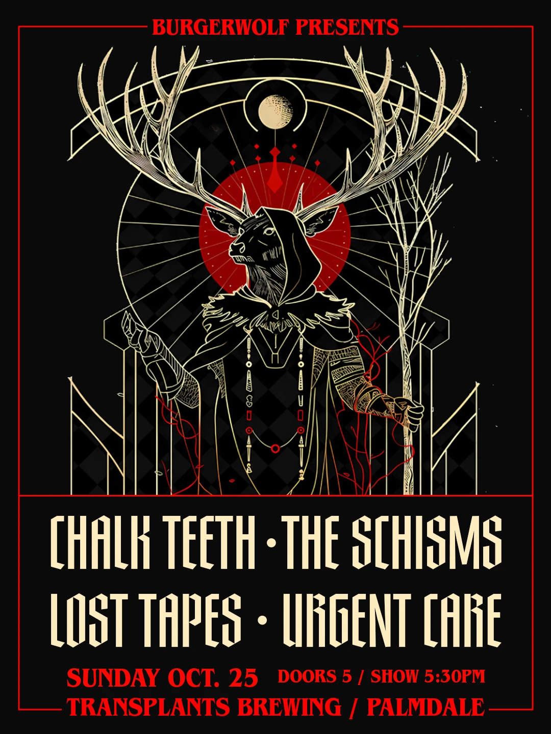 Event poster for concert
