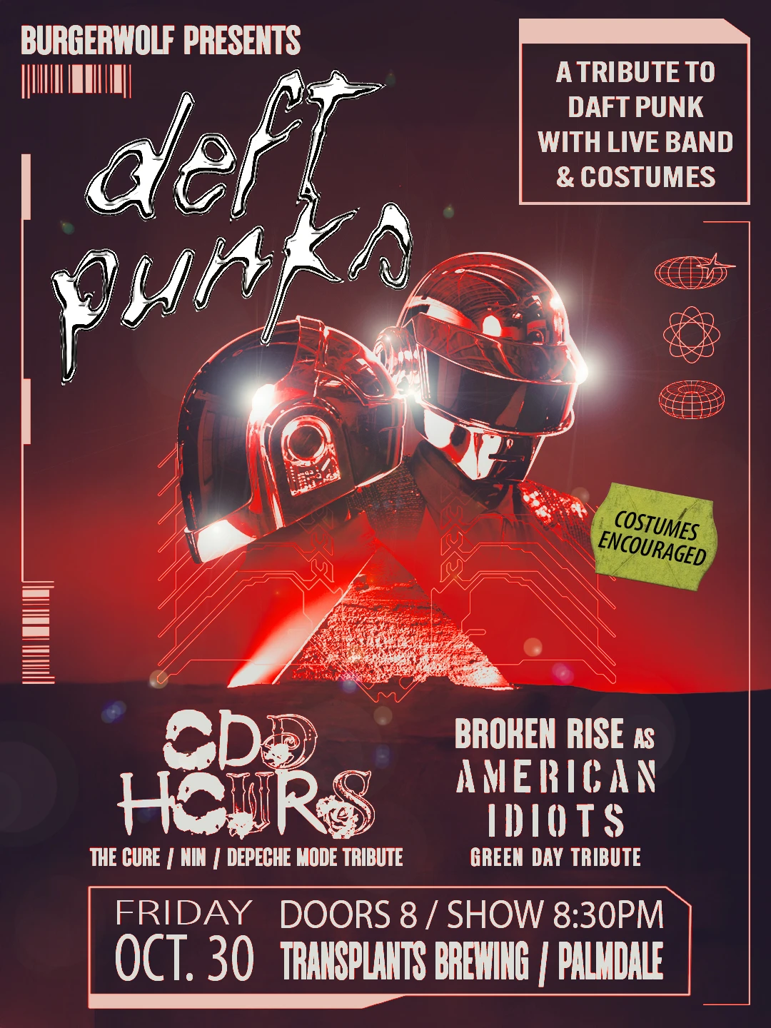 Event poster for concert