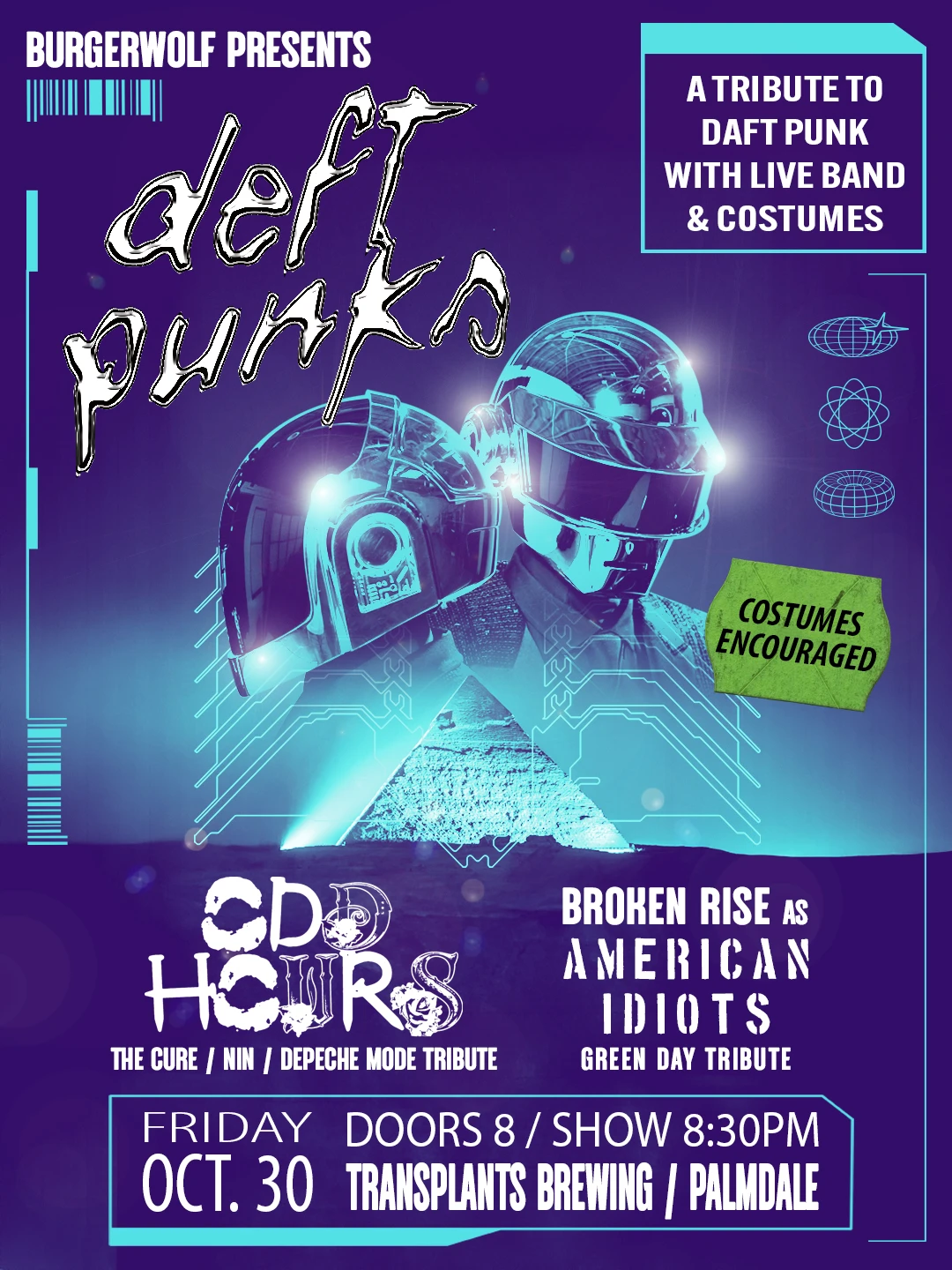 Event poster for concert