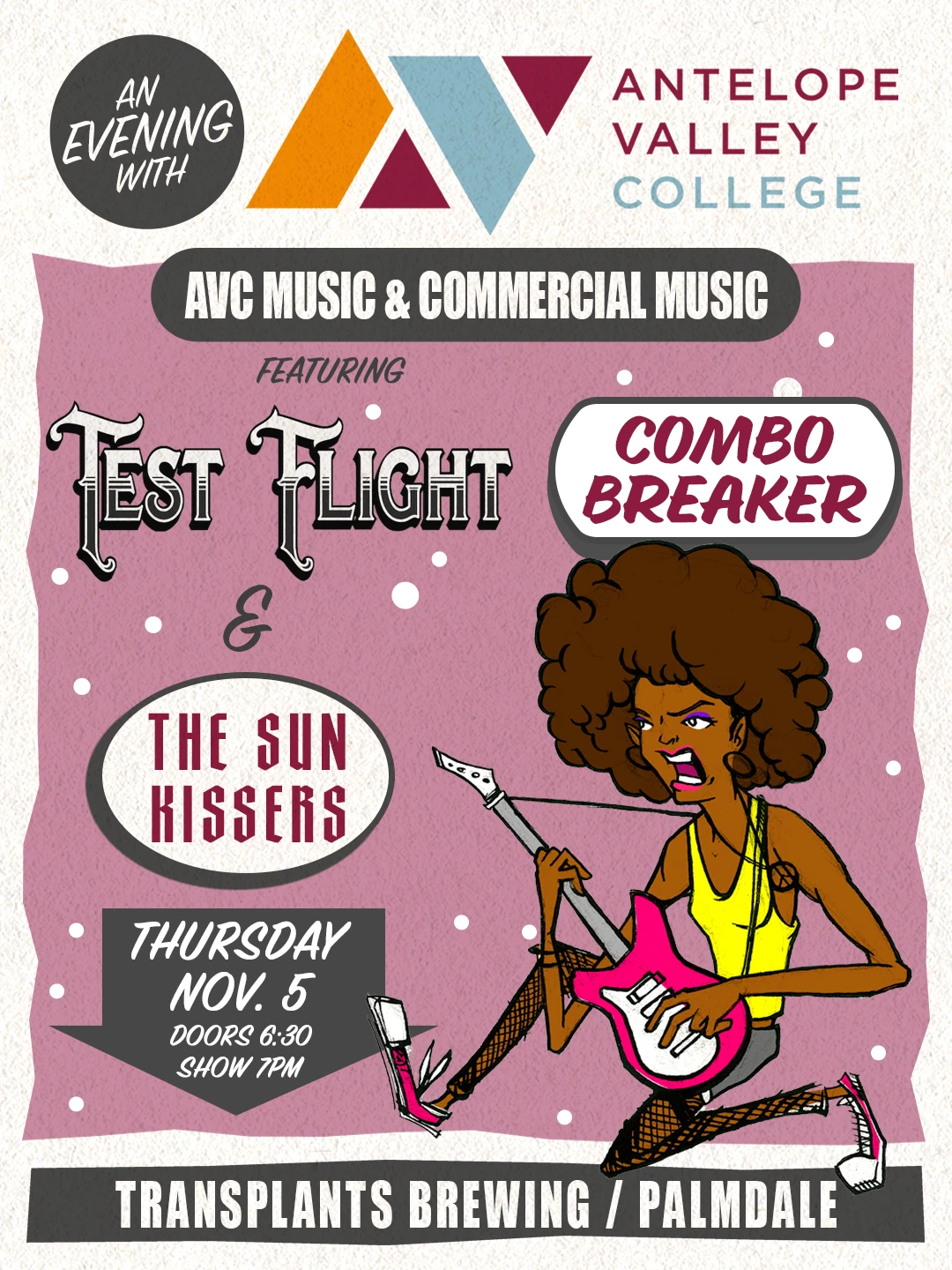 Event poster for concert