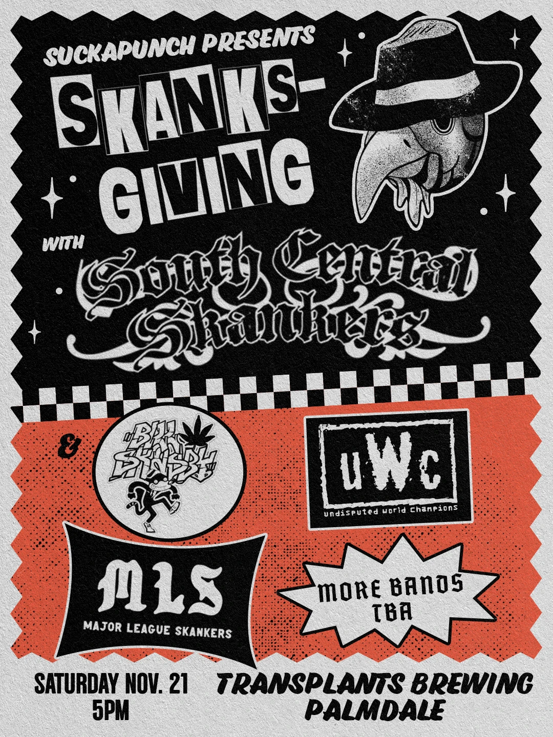 Event poster for concert