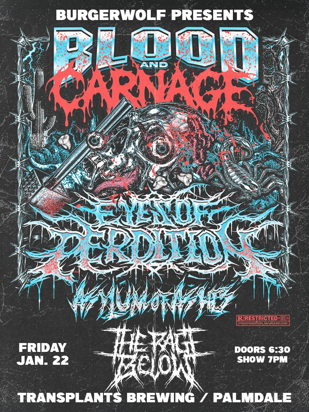 Event poster for concert
