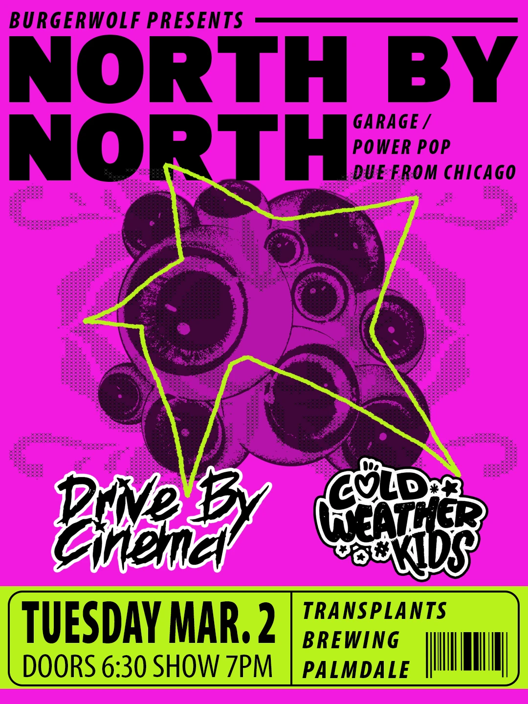 Event poster for concert