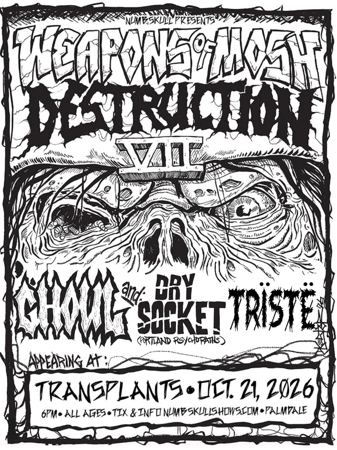 Event poster for concert
