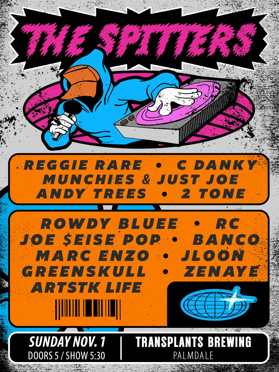 Event poster for concert