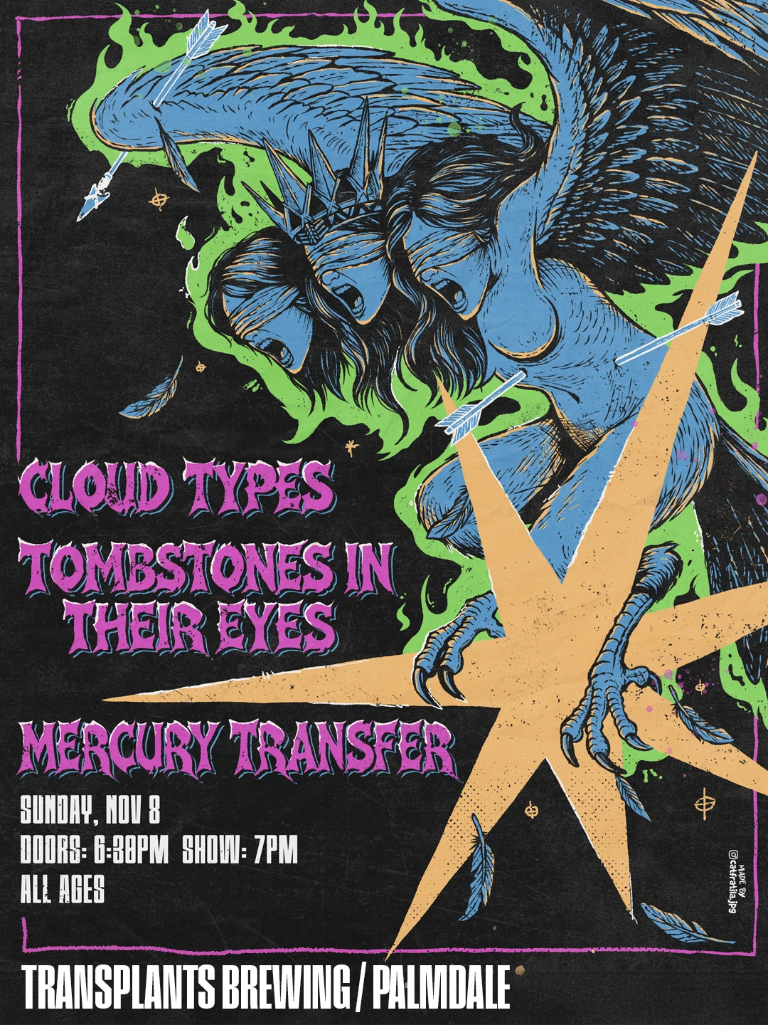 Event poster for concert