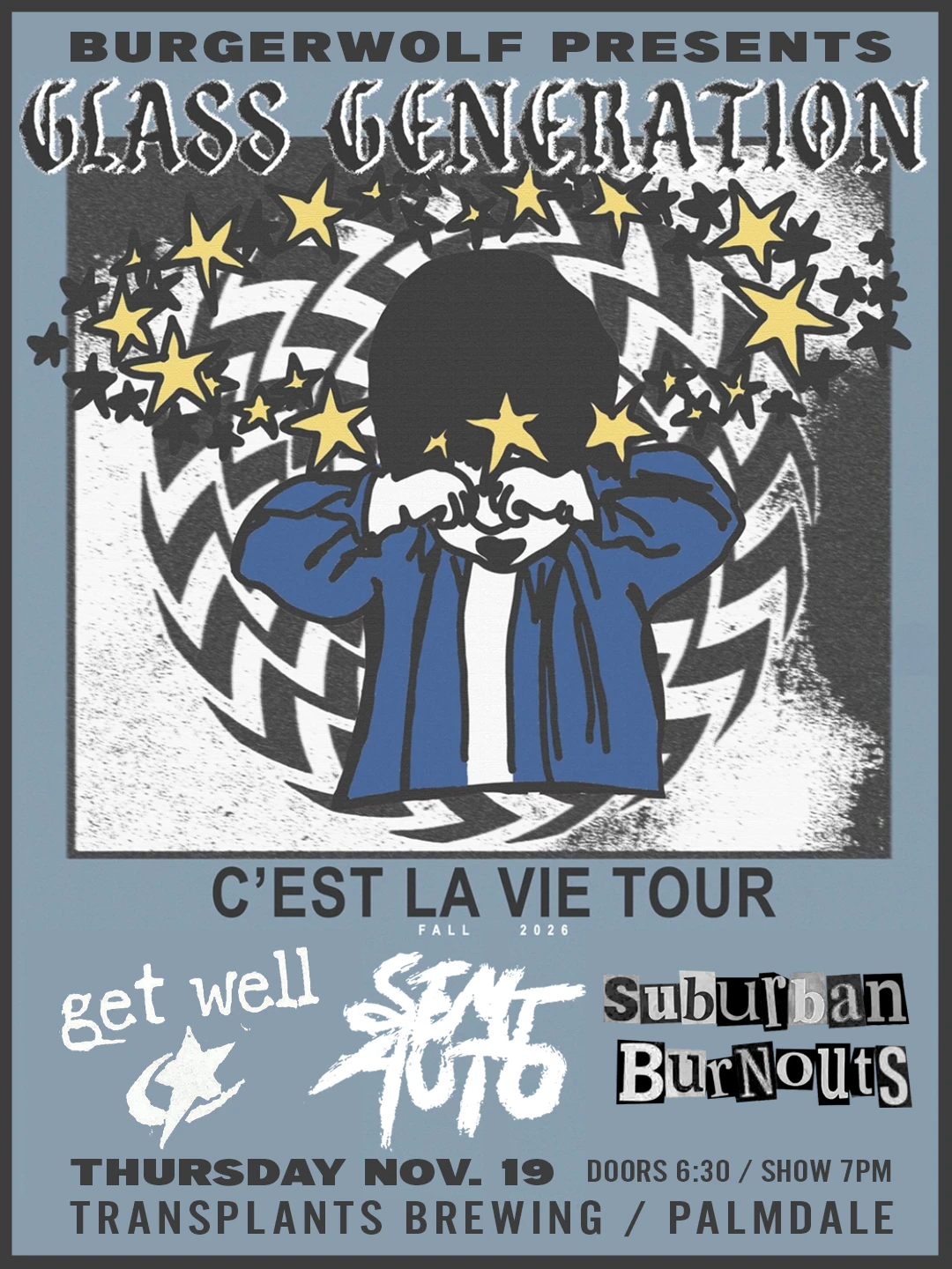 Event poster for concert