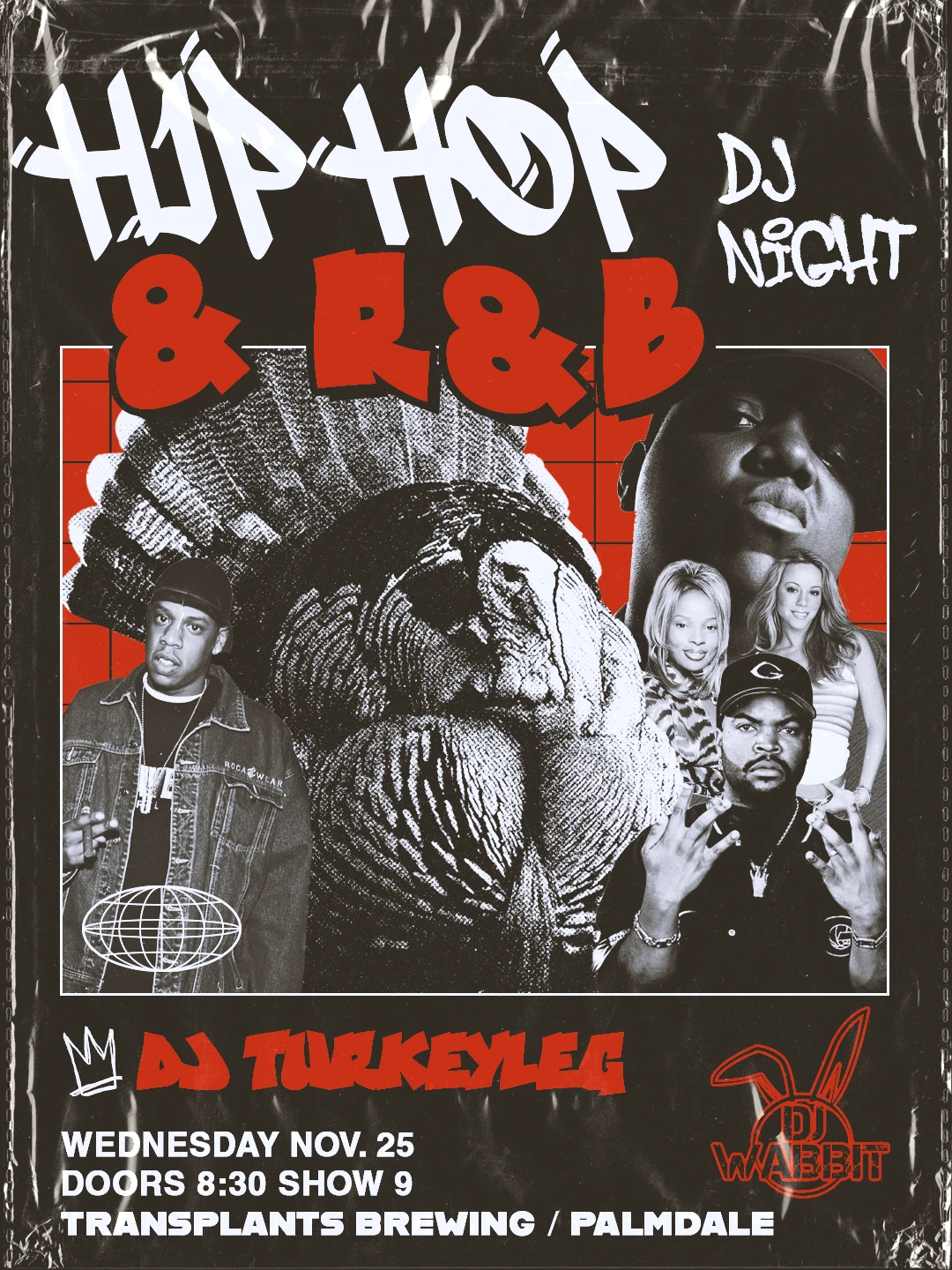 Event poster for dj
