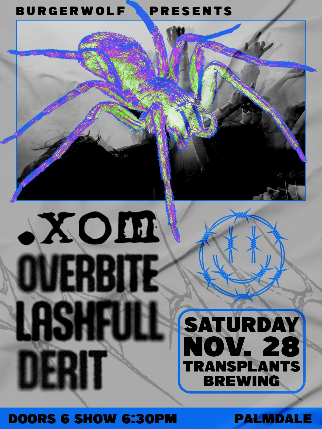 Event poster for concert