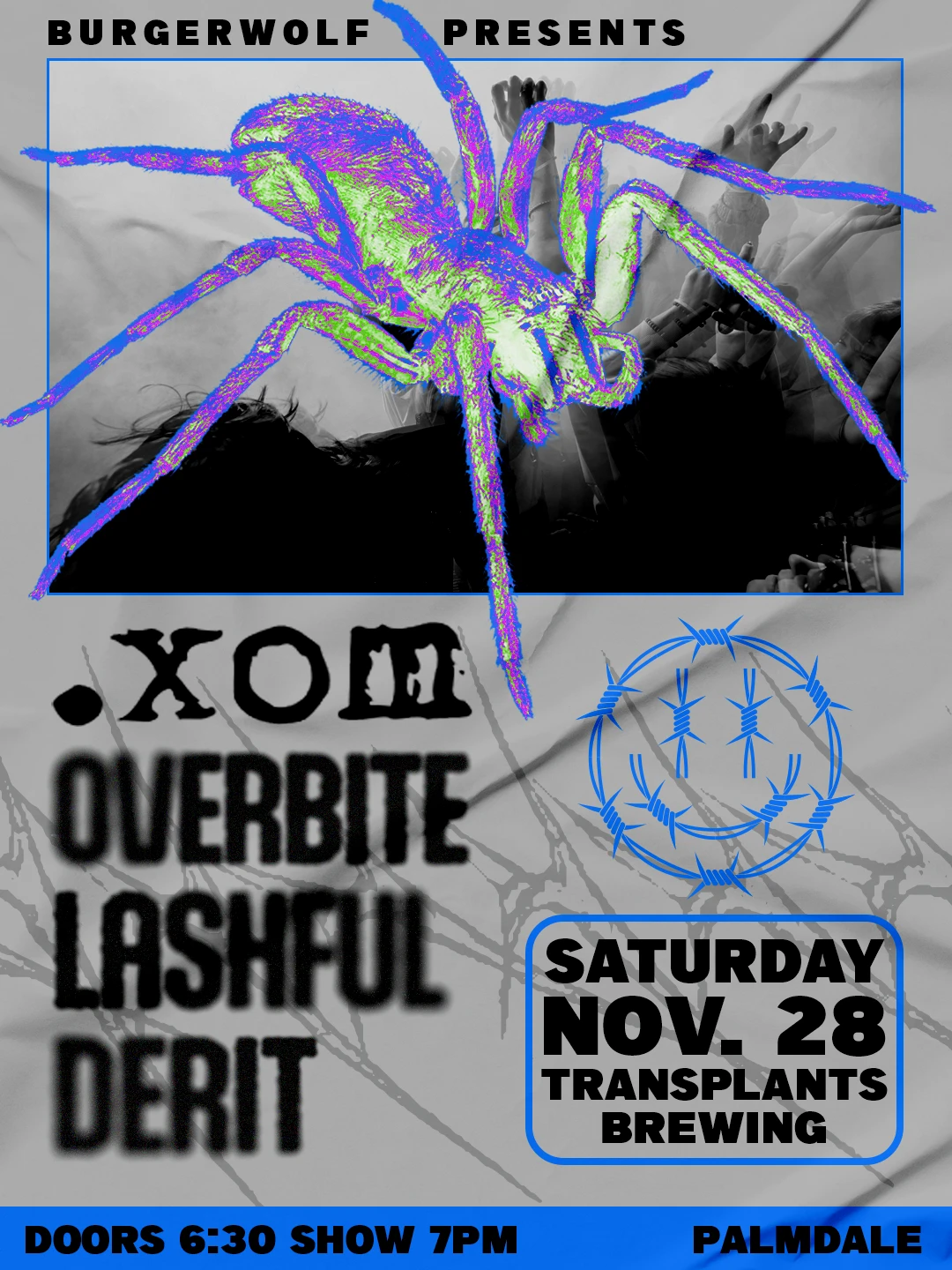 Event poster for concert
