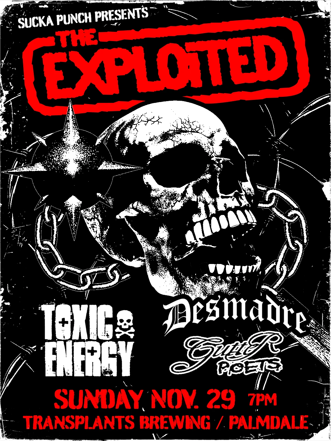 Event poster for concert