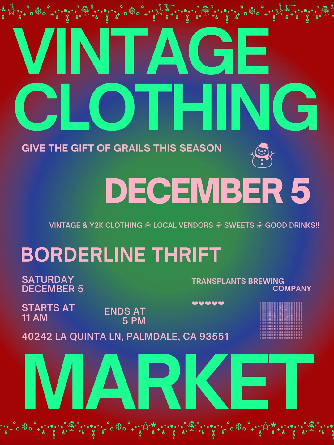 Event poster for other