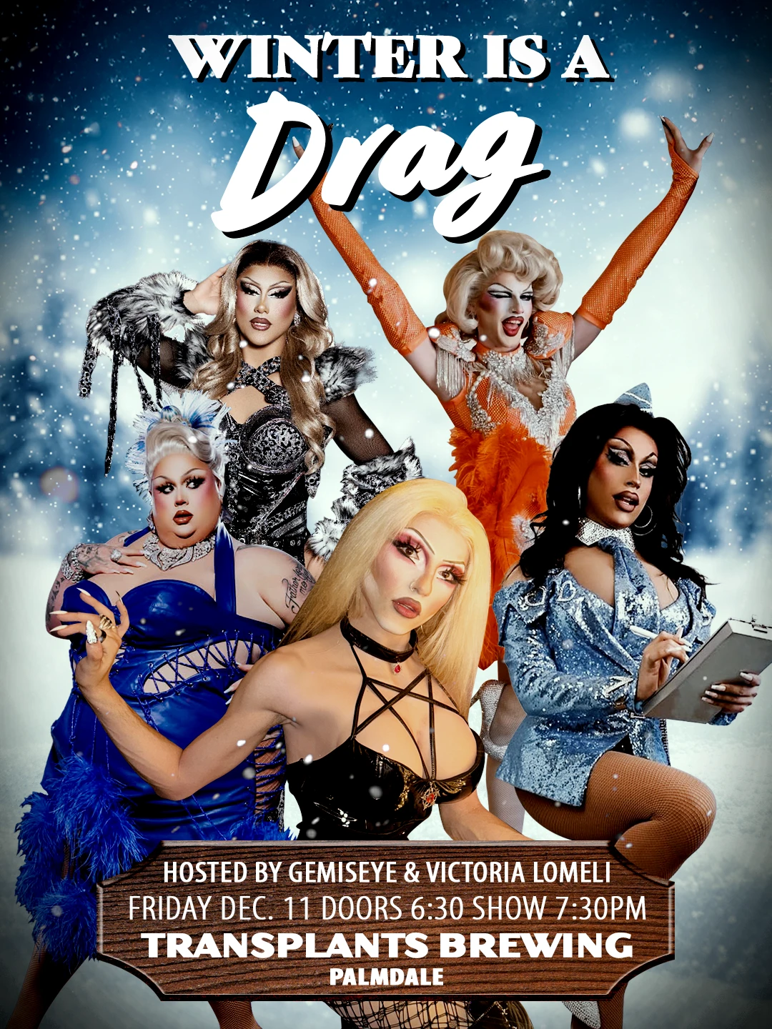 Event poster for performance