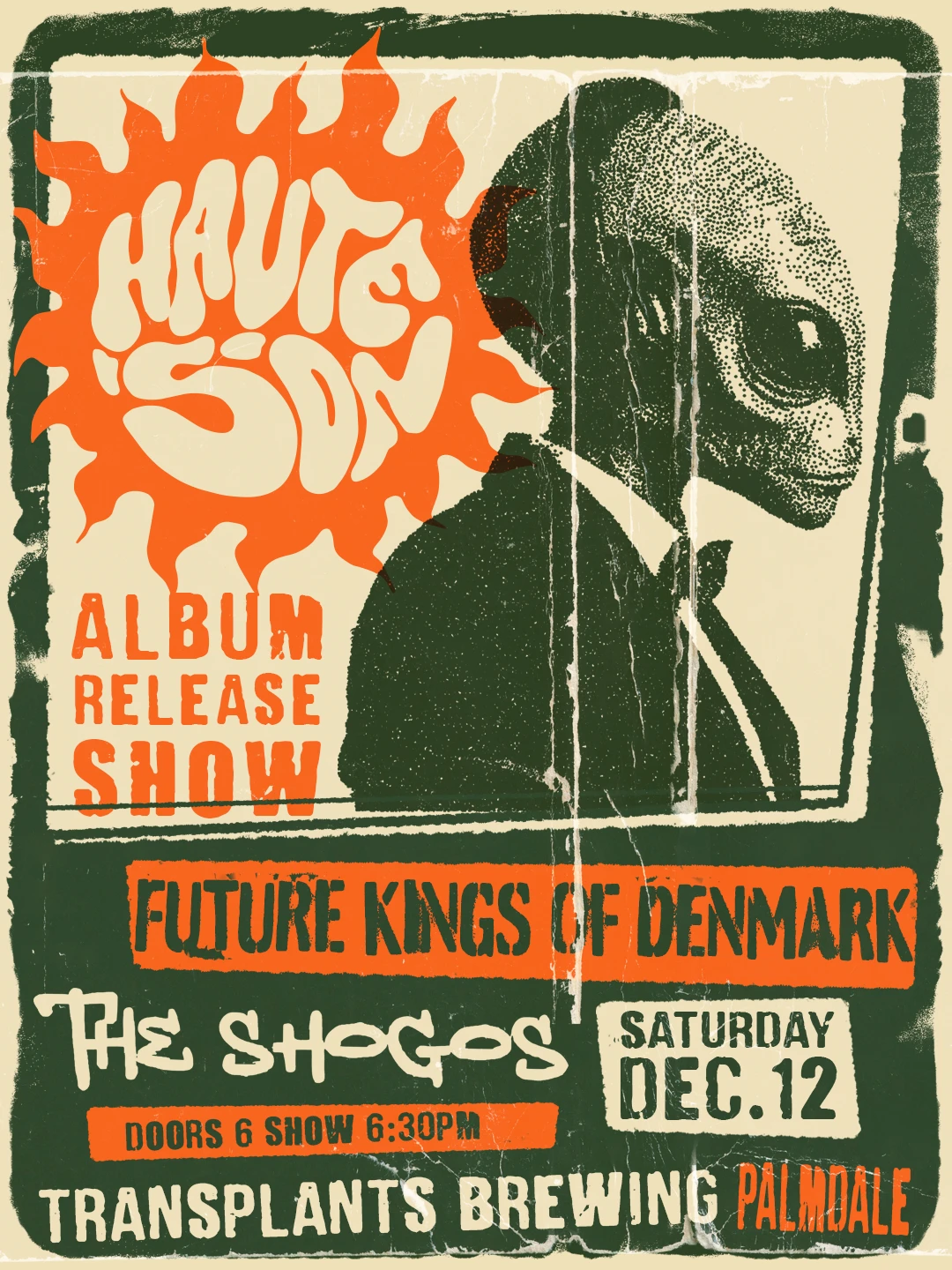 Event poster for concert