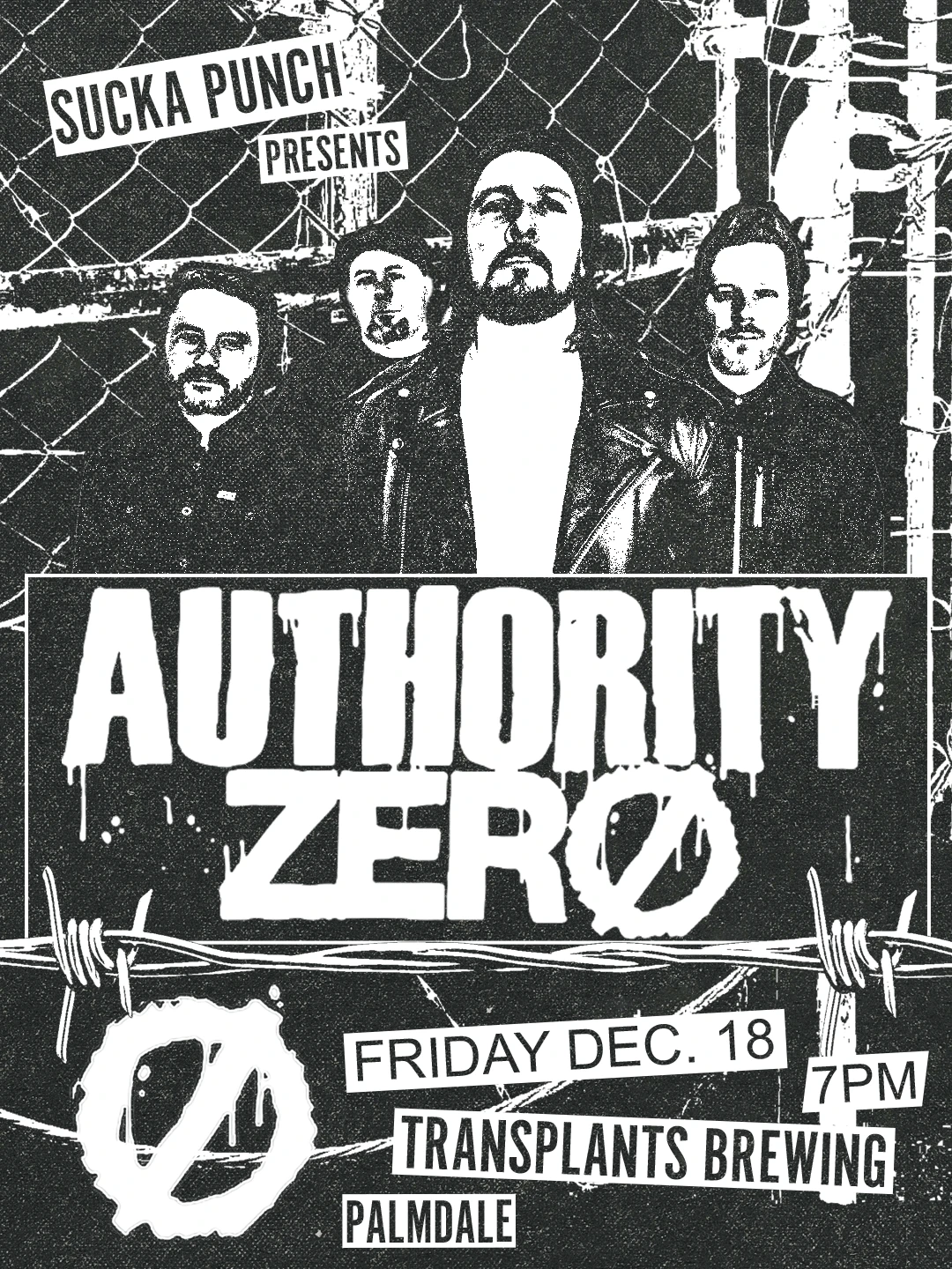 Event poster for concert